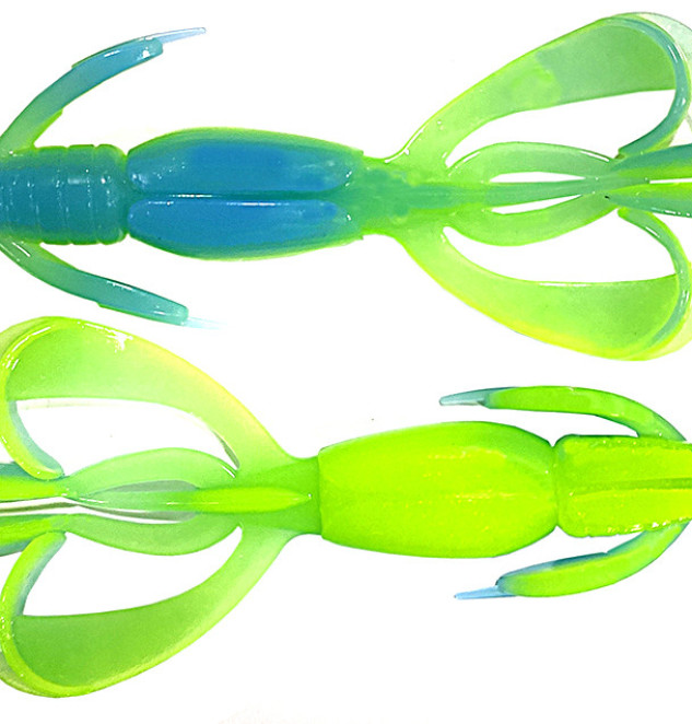 Силікон Keitech Crazy Flapper 4.4" 208 Watermelon PP. Red (6 шт/уп)